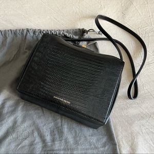 SOLD Alexander McQueen Python Box Bag Black